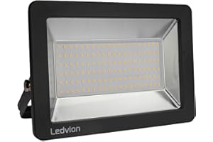 Ledvion - Reflektor LED, 100 W, reflektor LED, 4000 K, 12000 lumenów, wodoszczelność IP65