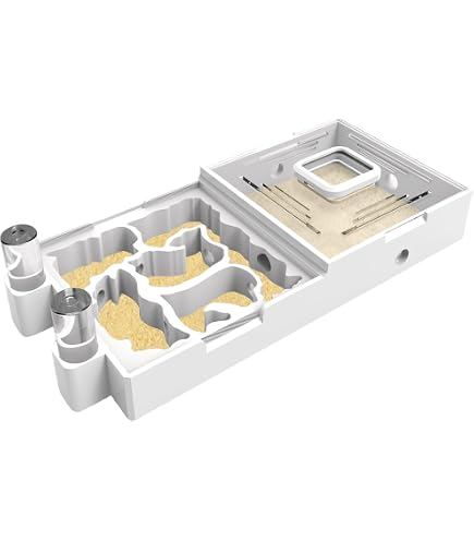 YQSDG Formicaio In Acrilico Trasparente Con Tubo Di Vetro, Kit Di Osservazione Scientifica Per Insetti, 33 Pezzi, 50x50x50mm - 2
