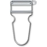 Victorinox STAR saving peeler, extra sharp blade, serrated cut, double blade, stainless steel