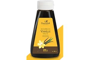‎POWERFABRIK EINFACH NATÜRLICH Vanille Paste, Bourbon Vanillepaste, 270g, Praktische Tube - Mit echter Bourbon Vanille aus Madagaskar, Vegan, Zum backen Extrakt aus Vanilleschoten