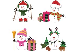 DELORIGIN Troqueles de troquelado de muñeco de nieve de Navidad, plantillas de troquelado, plantillas de troquelado, plantillas de troquelado, novedades para manualidades, repujados, álbumes de