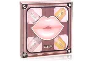 KISSIO Lip Plumper Set,Natural Lip Plumper and Lip Care,Lip Plumper Gloss,Lip Moisturizing,Day and Night Ues,4PCS Lip Plumper,Cruelty Free(Clear, 4pcs)