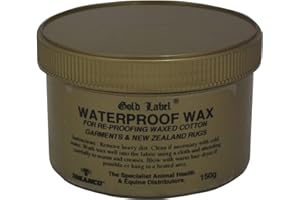 Gold Label Waterproof Wax For Re-Proofing Wax Cotton Clothing & Horse Turnout Rugs 150g