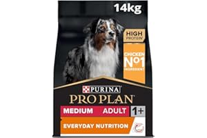 PURINA PRO PLAN | Everyday Nutrition | Croquettes pour Chien Adulte de taille moyenne | Riche en Poulet | Favorise le maintien en bonne santé | Sac | 14kg
