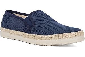 Dune London Mens FERDO Perforated Embossed Casual Shoes Espadrilles