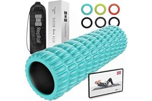 RepTail Award-Winning Foam Roller, Better at Performing Muscle Relief – Trusted by Harrods | High-Density Thick Ridges for Enhanced Pain Relief | Massage Your Back, Neck & Feet | Aids Stress & Sleep