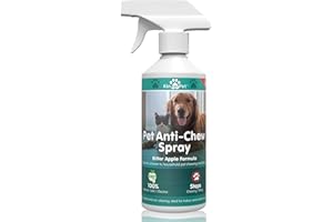 KinderPet® Eco Anti Chew Bitter Apple Spray for Dogs Stop Chewing Biting Barking Alcohol Free Formula Pet Puppies Dogs Cats 500ml
