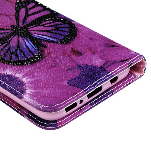 Lanveni S8 H  lle  Handyh  lle f  r Flip Case Cover PU Lederh  lle Schutzh  lle Magnetverschluss Ledertasche mit Stander Function Brieftasche Card Slo