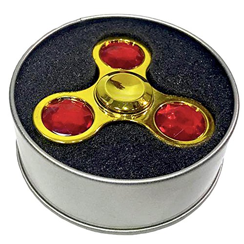 T-Monici Fidget Spinner,Tri-Spinner Anti Anxiety ADD, ADHD, Autism Adult Children Kids EDC Focus Toy Finger Top Fidget Toy for Killing Time Spins 2-5 Min