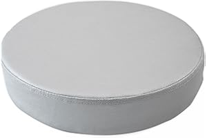 uyeoco Galette Chaise Exterieur Impermeable Ronde Scandinave 35x35cm/40x40cm/45x45cm/50x50cm Galette de Chaise Exterieur Déhoussable Coussin de Tabouret de Bar (Color : @1, Size : 35cmx5cm)