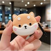 CaseOnn Kılıf Karakter Fig&uuml;rl&uuml; Shiba K&ouml;pek Yavruağzı FreeBuds SE 2 ile uyumlu