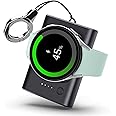 leChivée trådlös laddare för Samsung Watch, 1800mAh Samsung bärbar laddare med nyckelring, USB C Magnetisk laddare för Samsun