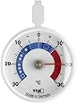 TFA Dostmann Analoges Kühlthermometer, klein, handlich, zur Kontrolle von Kühl- und Gefrierschrank