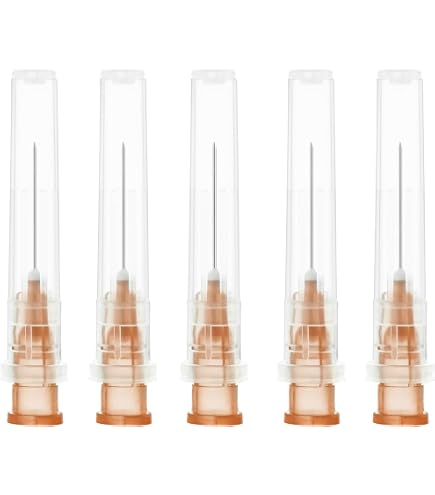 50x 22G Kanülen 0,7x30mm – Edelstahl, Einzeln Verpackt, Für Dosierungen In Labor, Hobby & Industrie