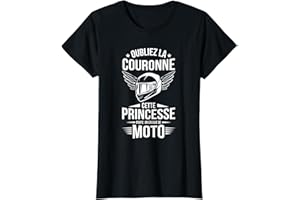 MAMAN À MOTO CADEAUX Biker Girl Motarde Cadeau Motocyclette Femme Casque De Moto T-Shirt