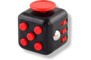 TC TALACANO Cubo Antiestres Juguete Dado para Niños Adultos, Fidget Toy con 6 módulos Relajantes, Fidget Toy para Estudio y Trabajo, Regalo para Niños y Adultos