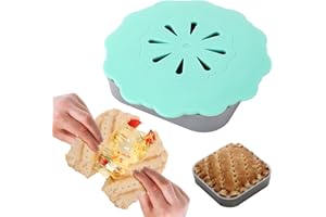 MVPACKEEY Wrap Toastie Maker,Quick Lunch DIY Crimp Sandwich Wrap, A Toastie Maker for Thins, Crimp Sandwich Maker, Make Quick and Easy Creative Kitchen Gadgets, Designed for Low Calorie Thin Bread(Green)