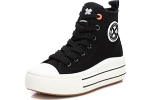 XTI - Zapatilla Cierre de Cremallera para niña, Color: Morado, Talla: 32