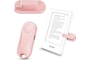 SYCELU K2 RF Remote Control Page Turner for Kindle Paperwhite Accessories Ipad Reading Kobo Surface Comics/Novels iPhone Tablets Android Taking Photos Camera Video Recording Remote (Pink)