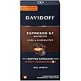 Davidoff Espresso 57 Ristretto Dark and Chocolate Coffee 10 Capsules, 11/12 Intensity, 100% Arabica, 55G
