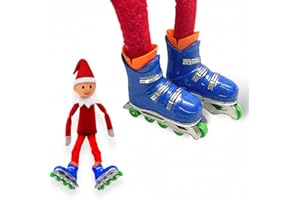 Naughty Elf Roller Skates - The Shelf Shack Elf Accessories - Funny Elf Prop Joke Idea