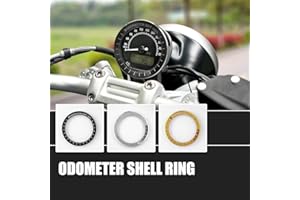 Lorababer Moto Tachimetro Calibro Lunetta Anello Copertura Contagiri Contachilometri Strumento Ornamento Anello per B-M-W R9T R nine T Pure/Scramble/Urban GS 2017-2023 (Nero)