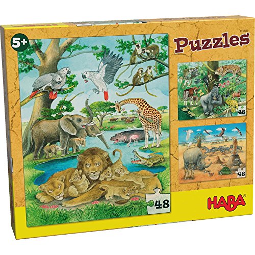 Preisvergleich Produktbild Haba 303348 Puzzles Wilde Tiere in Afrika