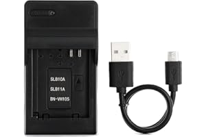 Norifon SLB-10A USB Ladegerät für Samsung P800, PL50, PL51, PL55, PL57, PL60, PL65, PL70, SL420, SL502, SL620, SL720, SL820, WB150, WB2100, WB500, WB550, WB690, WB700, WB710 Kamera und Mehr