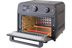 Bimar B220 Friggitrice ad aria, Fornetto elettrico cottura Air Fry, Forno elettrico Prontoforno ventilato 22 litri, Potenza 1800 W, Temperatura max 220°C, 5 programmi di cottura, Frittura senza olio