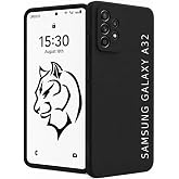 URUCHI Samsung A32 ile Uyumlu Kılıf, İ&ccedil;i Kadife Kaplamalı İnce Sıvı Silikon Kapalı Kamera Tam Koruma Yumuşak Silikon Kapak, S