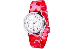 ERTT EasyRead Time Teacher Montre Enfant - Montre Pédagogique Garçon - Montre pour Apprendre à Lire l'heure - Montre-Bracelet éducative pour garçon et Fille - Cadran analogique - 12/24h