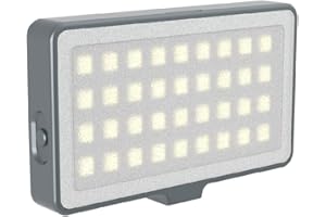 DigiPower LED-Videolicht mit 3 Beleuchtungsmodi und 3 Farbfiltern, 50 LED-Leuchten, inklusive universeller Handyhalterung, DSLR-Kameras, Action Cams und Videokameras, DP-VL50