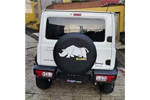 VELUNE Housse Roue Secours de Voiture, pour Suzuki Jimny Jb64 Sierra Jb74 2019 2020 2021 2022 2023 Housse Décoration en Cuir, Accessoires Modification Extérieurs Étanches à la Poussière
