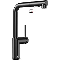 APPASO Wasserhahn Küche mit Brause, Küchenarmatur Ausziehbar, 360° Drehbar Mischbatterie mit 2 Strahlarten, Einhand…