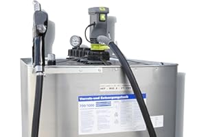 NUGOYA Impianto di serbatoio diesel, 1000 litri, protezione HW40, con valvola di riempimento automatica