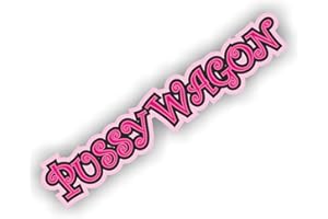 FOLIEN-ZENTRUM Pussy Wagon Shocker Hand Adesivo per auto JDM Tuning OEM DUB Bombing Fun