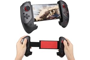 YUNSEITY Contrôleur de Jeu Mobile, Contrôleur Télescopique de Manette de Jeu pour Android 6.0 et Supérieur, pour iOS 11.0 ou Supérieur, pour Smartphone PC Tablette Smart TV, Etc.