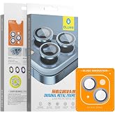 Blueo-Iphone 15/15 Plus Uyumlu Mavi Orijinal Metal &Ccedil;er&ccedil;eve Kamera Lens Koruyucu