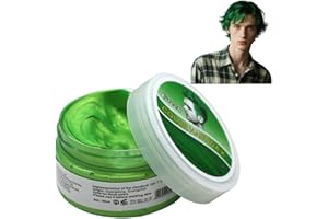 GUOUURR Red Hair Dye Disposable - Permanent Formula, Vibrant Long-Lasting Color, Easy Application, Ammonia-Free, Safe for Home Use & Temporary Hair Transformation (Green)
