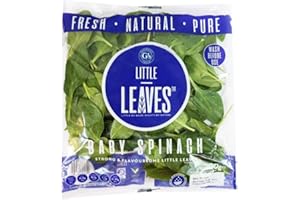 VEENAS Fresh Baby Leaf Spinach Pack | Green spinach | Fresh Spinach | Fresh Vegetables | Vegetarian | Palak Leaf | Healthy Leaves | Approx 400G