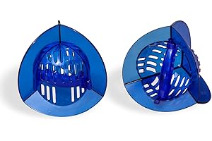 AquaLogix HRPCBELL High Resistance Water Bell Set Blue Quick Start Guide Water Weights Strength Muscle Building Durable Polycarbonate 1 Pair