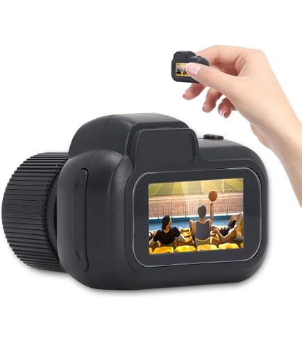 Mini Caméra Numérique 1080P - Appareil Photo Portable 2MP, Grand Angle 160°, Écran Couleur, Idéal Adolescents