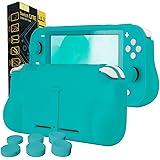 Orzly Coque pour Switch Lite – Comfort Grip Case, Coque de Protection pour l'arrière de la Console Switch Lite avec poignées 