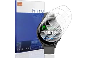 Euukzzea Schutzfolie für Garmin Venu 3s Panzerfolie, 4 Stück Anti-Kratzer Keine-Blasenfrei Flexible Weiche TPU Folie, Volle Abdeckung HD Klar Displayschutzfolie Wasserdicht Displayschutz Film