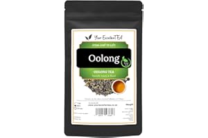 YOUR EXCELLENTEA Oolong Tea Classic (50g) Chinese Leaf, Loose Tea Fujian Aromatic Floral Fruity Slightly Fermented High Caffeine Content Smooth Mellow Hand-Picked Leaves, Resealable Pouch for Freshness