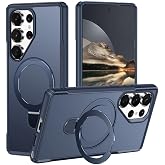 Rongep [Mag-Military] Samsung Galaxy S26 Ultra i&ccedil;in Kılıf Katlanabilir Halka Stantlı [MagSafe ile Uyumlu] S26 Ultra Koruyucu 
