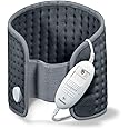 Beurer HK49 Cosy Abdominal and Back Heat Pad | Wrap-Around Fit For Targeted Relaxing Warmth | 3 temperature settings | Adjustable hook-and-loop fastening | Machine washable