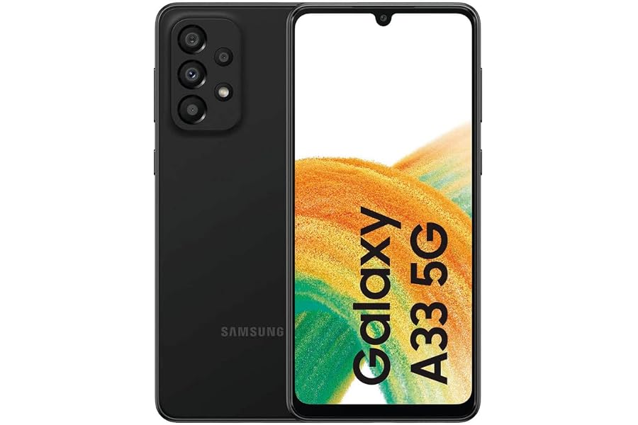 Samsung Galaxy A33 5G SM-A336B 16.3 cm (6.4) Hybrid Dual SIM Android 12 USB Type-C 6 GB 128 GB 5000 mAh Black (Generalüberholt)