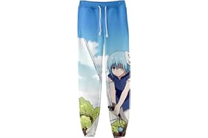 XSLGOGO Unisex Anime That Time I Got Reincarnated as a Slime Hose Shizue Izawa Jogginghose Tempest Rimuru Graphics Haremshose mit elastischer Taille und Kordelzug