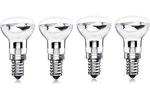 Klarlight 2X R39 E14 40W Lava Lamp Bulbs, Small Edison Screw SES Reflector Spot Lava Lamp Bulbs, Warm White 2800K Energy Saving R39 Spotlight Halogen Bulbs Dimmable (Pack of 2)